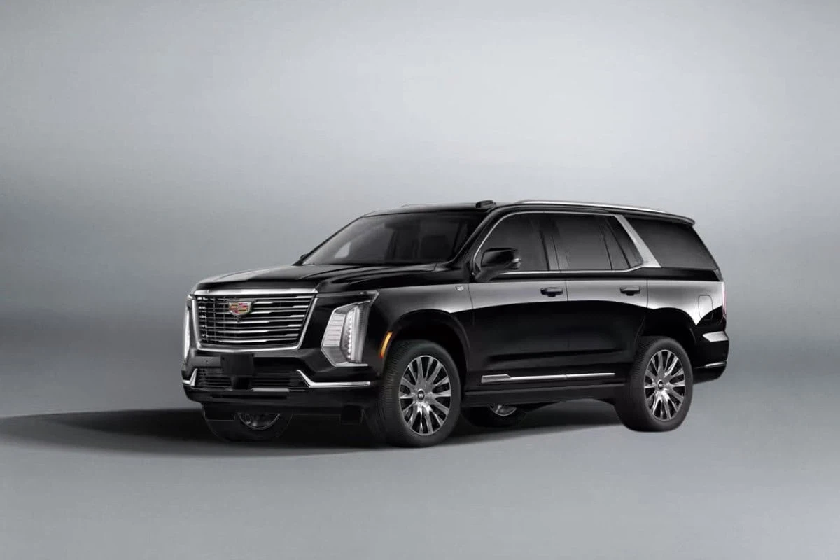 Black cadillac escalade studio