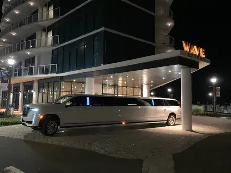 Limousine night wave resort