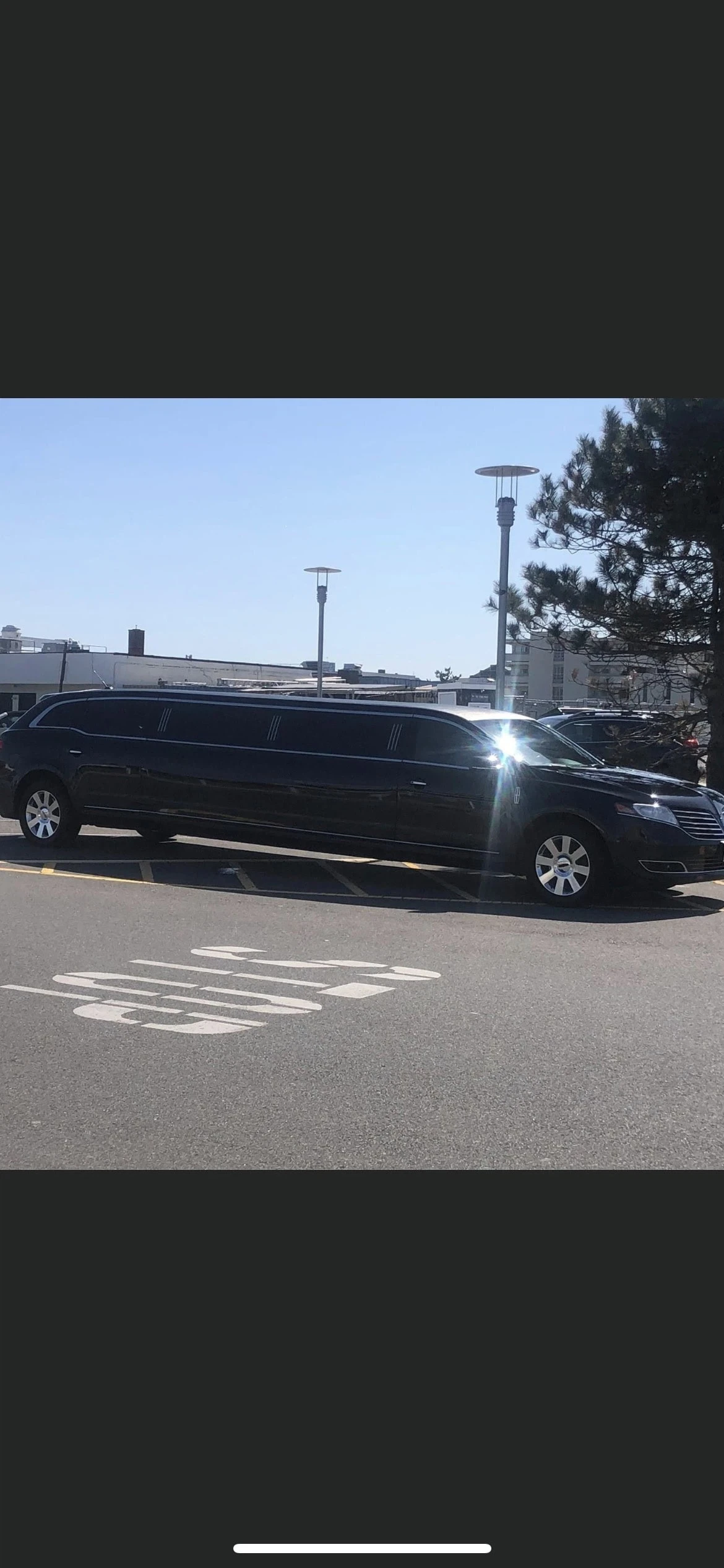 Limousine parking lot