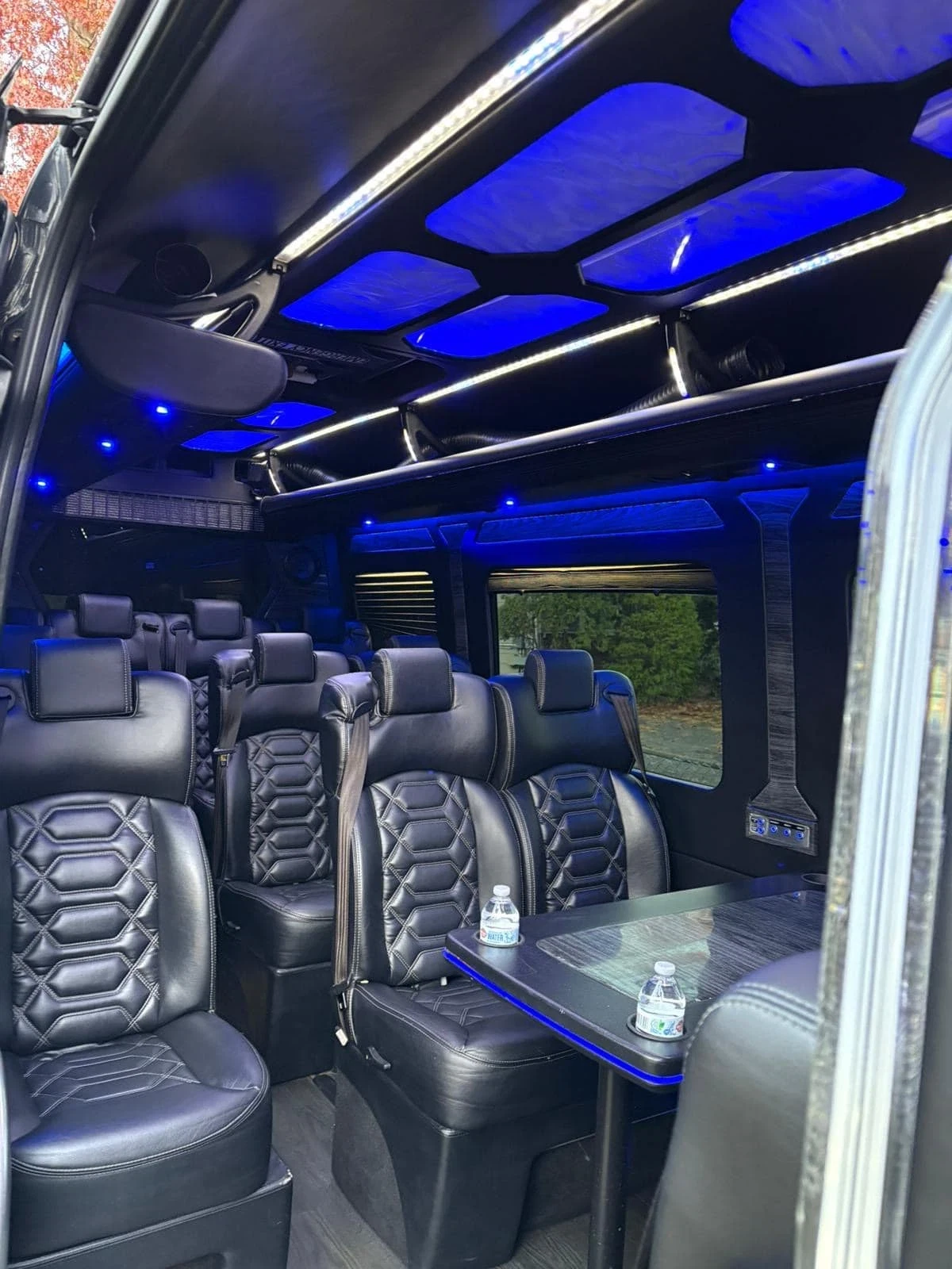 Luxurious van interior